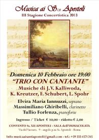 10 Febbraio concerto Roma